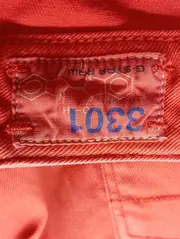 Vorschaubild 3 von Damen Jeansrock Gr. 40 Rot Casual Minirock