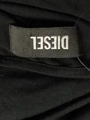 Vorschaubild 3 von Jerseykleid Elegant Schwarz Gr. 38/M Viskose Midi Reißverschluss