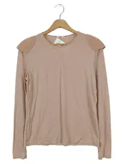 Vorschaubild 1 von Pullover Damen Gr. 38/M Beige Klassisch Langarm