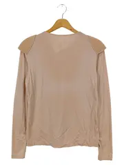 Vorschaubild 2 von Pullover Damen Gr. 38/M Beige Klassisch Langarm