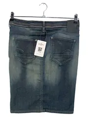 Vorschaubild 2 von Damen Jeansrock Gr. 36 S Blau Midirock Casual Denim Rock