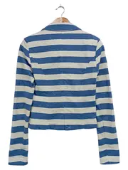 Vorschaubild 2 von Damen Blazer 36/S Blau Weiß Gestreift Maritim Preppy