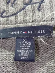 Vorschaubild 4 von Herren Pullover XL Troyer Strickpullover Blau Grau Baumwolle