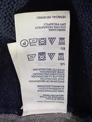 Vorschaubild 5 von Herren Pullover XL Troyer Strickpullover Blau Grau Baumwolle