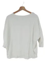 Vorschaubild 2 von Damen Pullover Gr. 36/S Weiß Casual Basic Viskose 3/4-Arm