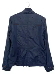 Vorschaubild 2 von Damen Leichte Jacke Gr. 40/M Blau Polyamid Casual Streetwear