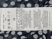 Vorschaubild 4 von Bluse Damen 42/L Blau Punkte Klassisch Elegant Acetat