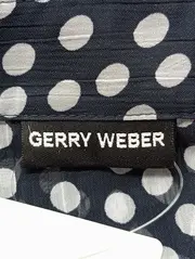 Vorschaubild 3 von Bluse Damen 42/L Blau Punkte Klassisch Elegant Acetat