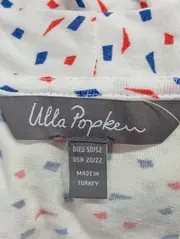 Vorschaubild 3 von Damen Nachthemd Gr. 50/52 Weiß Grafisch 3/4 Arm Viskose