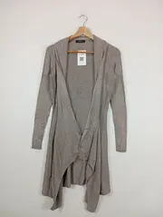 Vorschaubild 2 von Damen Strickjacke Grau Gr. 36/S Klassisch Elegant