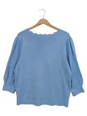 Vorschaubild 2 von Damen Strickjacke Blau 44/XXL Elegant Vintage Klassisch Cardigan