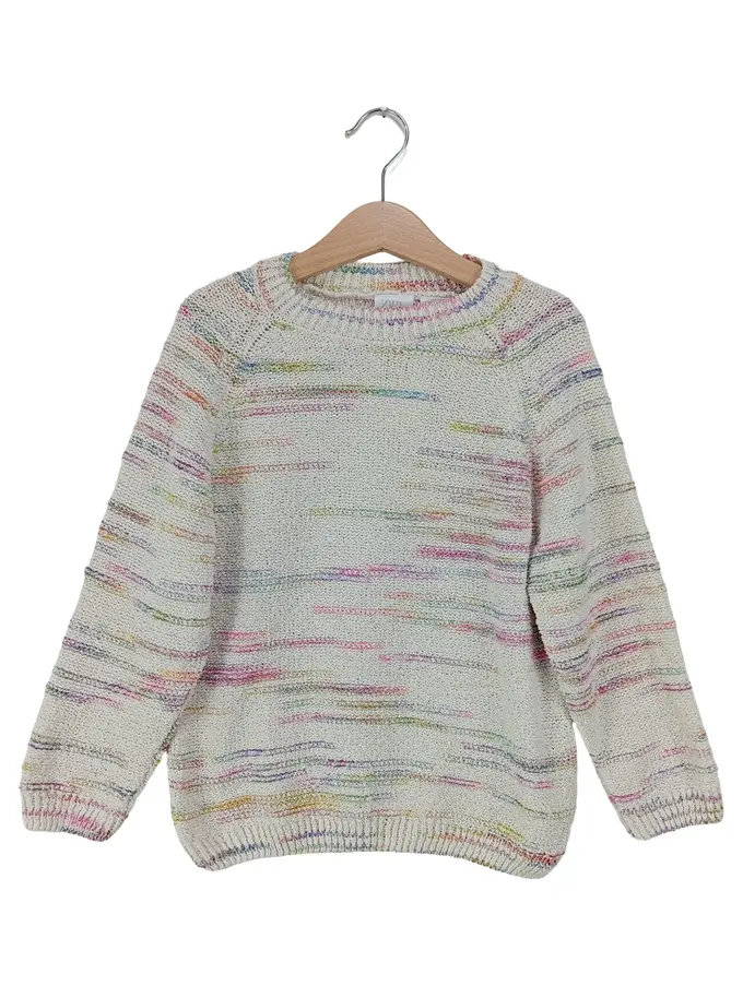 ZARA Kinder Pullover 110 Mehrfarbig Casual Strickpullover
