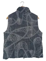 Vorschaubild 2 von Damen Leichte Weste Gr. 40/L Grau Tierdruck Gesteppt