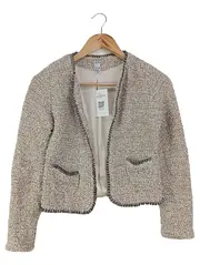 Vorschaubild 1 von Kids Leichte Jacke Mädchen 164 Beige Strukturmuster Klassisch Casual