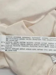 Vorschaubild 5 von Kids Leichte Jacke Mädchen 164 Beige Strukturmuster Klassisch Casual