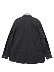 Vorschaubild 2 von Business Hemd Herren Klassisch Langarm Baumwolle Schwarz 44/XS