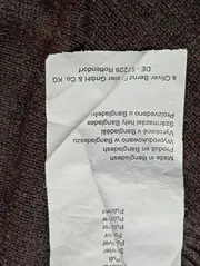 Vorschaubild 4 von Herren Pullover Gr. 48/S Braun Casual Basic Baumwolle Langarm