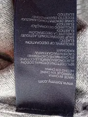 Vorschaubild 4 von Pullover Herren Gr. L V-Ausschnitt Grau Cotton Cashmere