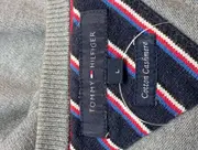 Vorschaubild 3 von Pullover Herren Gr. L V-Ausschnitt Grau Cotton Cashmere