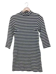 Vorschaubild 1 von Damen Strickkleid 34/XS Blau Gestreift Baumwolle Maritim