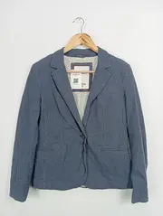 Vorschaubild 1 von Damen Blazer Gestreift Blau Gr. 40/L Casual Sakko