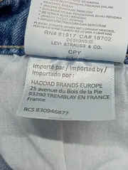 Vorschaubild 5 von LEVIS Damen Jeans Slim Fit 710 Super Skinny W26/34/XS Blau Casual