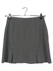 Vorschaubild 2 von Bleistiftrock Damen 34/XS Grau Business Elegant 45cm