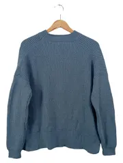 Vorschaubild 3 von Damen Pullover Strickpullover Blau Gr. 36/S Casual
