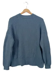 Vorschaubild 4 von Damen Pullover Strickpullover Blau Gr. 36/S Casual