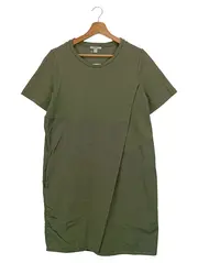 Vorschaubild 1 von Damen Freizeitkleid Gr. 36/S Grün Baumwolle Minimalistisch