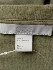 Vorschaubild 3 von Damen Freizeitkleid Gr. 36/S Grün Baumwolle Minimalistisch