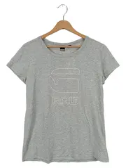 Vorschaubild 1 von T-Shirt Herren Grau M;38 Streetwear Casual Logo-Print