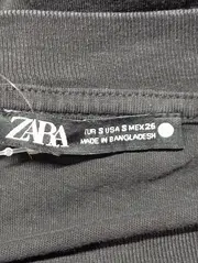 Vorschaubild 3 von Damen T-Shirt Gr. 36/S Schwarz Basic Casual Kurzarm