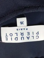 Vorschaubild 4 von CLAUDE PIERLOT Blusenkleid Damen Gr. 36/S Blau Elegant Klassisch Punkte Ärmel