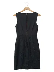 Vorschaubild 2 von Damen Etuikleid Gr. 34/XS Schwarz Glitzer Business Elegant