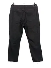 Vorschaubild 2 von Damen Destroyed Jeans W33/42/XL Schwarz Casual High-Rise Skinny