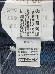 Vorschaubild 5 von Damen Stoffhose Gr. 40/L Blau Casual Klassisch Baumwolle