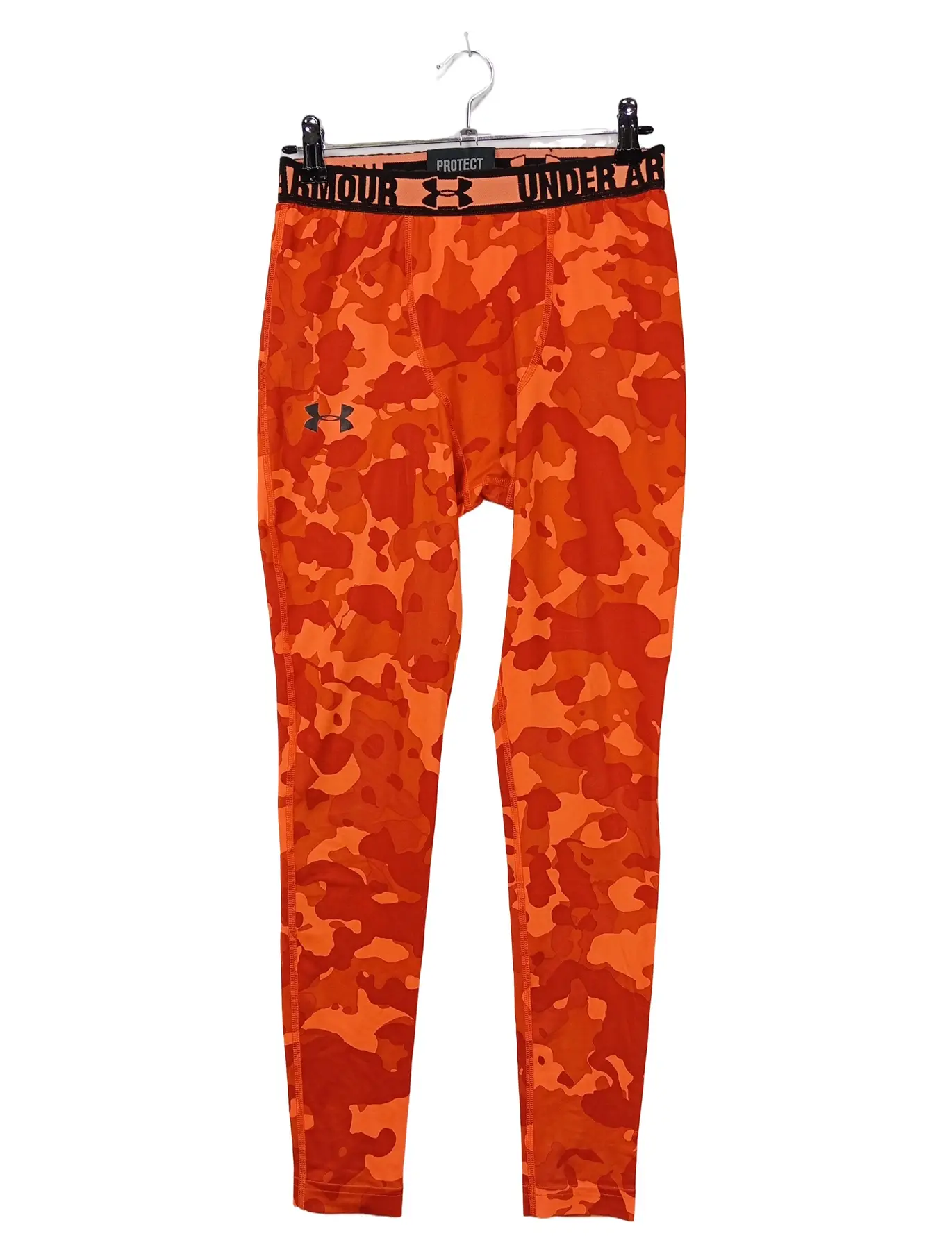 UNDER ARMOUR Compression Leggings Herren S Orange Camouflage Sport