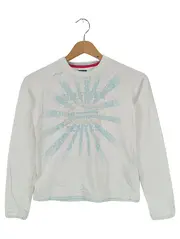 Vorschaubild 1 von Kinder Langarmshirt Gr. 152 Weiß Grafischer Print
