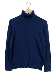 Vorschaubild 1 von TAIFUN Damen Pullover Rollkragen Einheitsgröße Blau Klassisch Strick