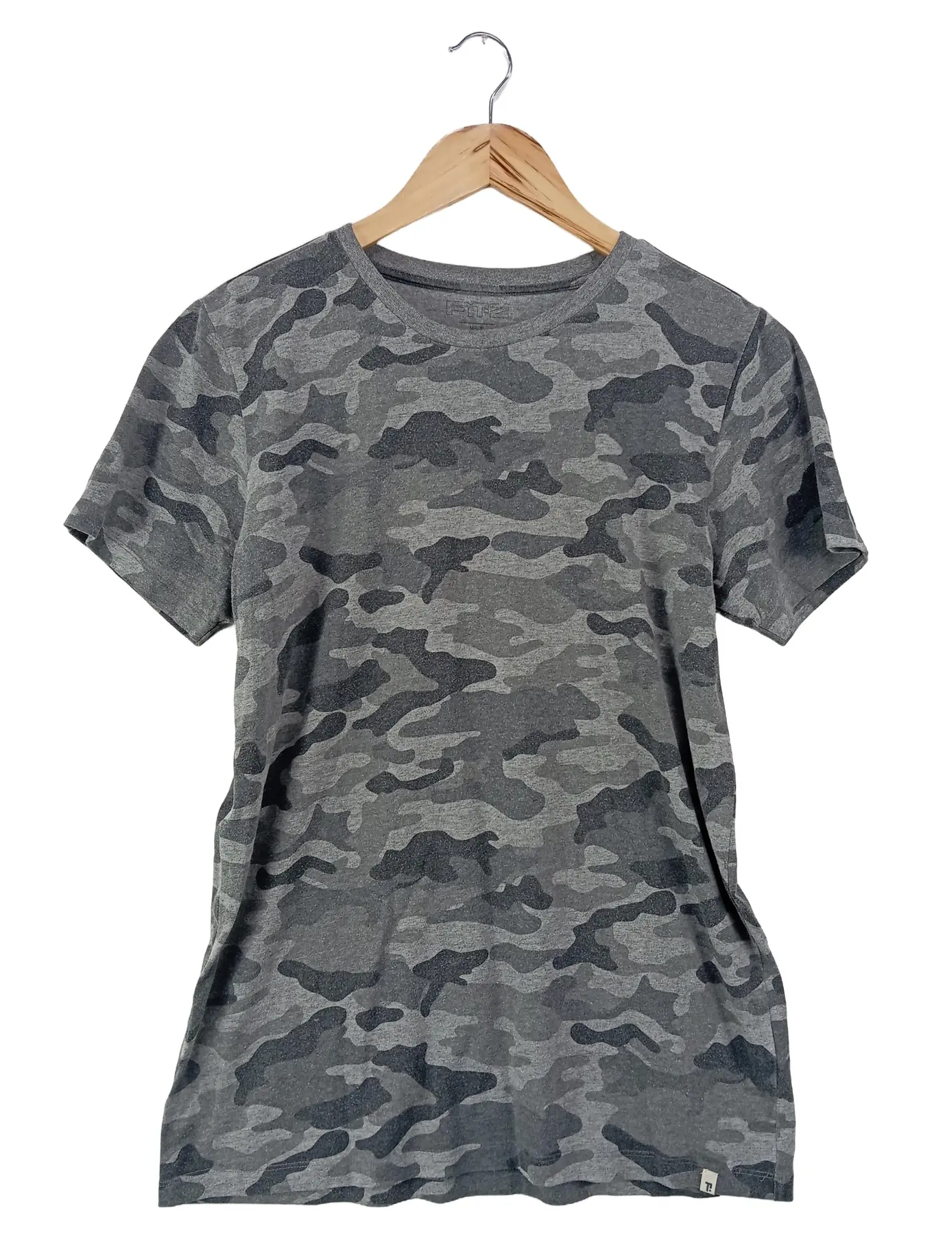 FIT-Z Herren T-Shirt Camouflage Grau Gr. 48/M (176/182) Casual Sport