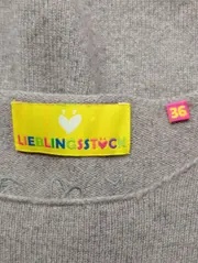 Vorschaubild 3 von LIEBLINGSSTÜCK Damen Pullover 3/4 Arm Grau Meliert Wolle Pailletten S