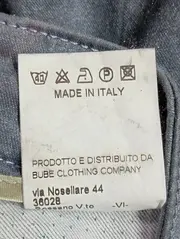 Vorschaubild 5 von Nine in the Morning Damen Skinny Hose Gr. W27/36 Grau Biker-Style