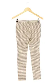 Vorschaubild 2 von Damen Stoffhose Gr. M W29/38 Weiß Grafisches Muster Elegant