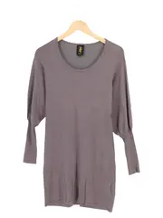 Vorschaubild 1 von Damen Freizeitkleid Grau Gr. 36/S Minikleid Casual Basic