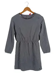 Vorschaubild 1 von Kinder Blusenkleid Gr. 152 Grau Klassisch Elegant Mädchen