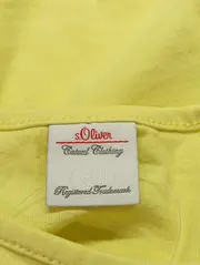 Vorschaubild 3 von Kinder T-Shirt Gelb Gr. 104/110 Basic Kurzarm Baumwolle