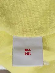 Vorschaubild 4 von Kinder T-Shirt Gelb Gr. 104/110 Basic Kurzarm Baumwolle