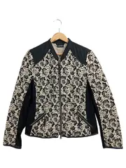 Vorschaubild 1 von Damen Leichte Jacke 40/M Beige Floral Elegant Vintage Klassisch