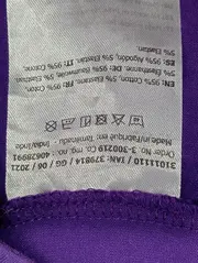 Vorschaubild 4 von Leggings Kinder Gr. 134/140 Lila mit buntem Schriftzug Casual Streetwear